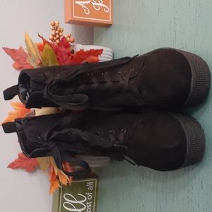 MILITARY CHUNKY LACE UP BOOTS SZ 11